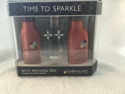 Pureology Serious Colour Care With Reviving Red Including 2  Flowerpins - Image 1 of 4