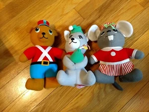 Dakin Fun Farm Christmas Teddy Soldier, Christmas Mice Lot of 3 1978-79 - Picture 1 of 6