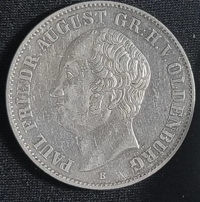 1 Thaler Paul Friedr. August GR;H.V. Oldenburg 1846 Oldenburg (Germany) Ag XF/AU - Image 1 of 2