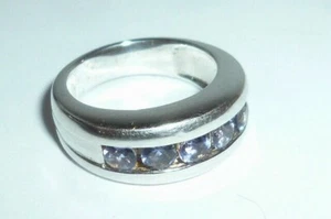 Steinring 925 Silber Ring Silberring Sterling Silver Damenring Stein Memoryring - Bild 1 von 10