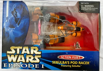 Star Wars SEBULBA'S POD RACER EP 1 ACTION FLEET MICRO MACHINES GALOOB 1999 - Image 1 of 4