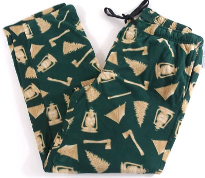 Croft and Barrow Pajama Sleep Pants Men Small Soft Microfleece Outdoors Camping - Image 1 of 4