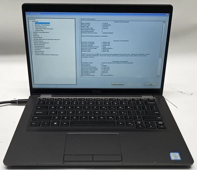 Dell Latitude 5400 14" i5-8365u@1.60GHz 8GB RAM 256GB NVMe No OS WC196*! - Image 1 of 4