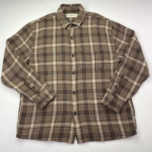 Abercrombie Fitch Plaid Button Shirt Men’s Large Flannel Woven Soft NWT MSRP $70 - Picture 1 of 11