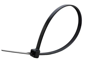 Paquete de 100 bridas con cremallera de cable YAGI CT-18-120 18 pulgadas 120 lb nailon negro resistente - Imagen 1 de 3