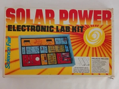 Vintage 1975 Science Fair - Solar Power Electronic Lab Kit - Radio Shack 28-246 - Image 1 of 4