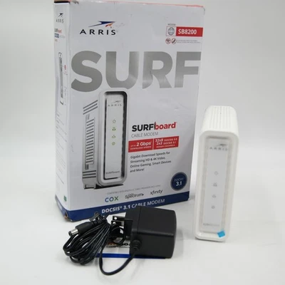 ARRIS (SB8200) - Cable Modem - Fast DOCSIS 3.1 32x8 Gigabit Cable Modem USED* - Image 1 of 4