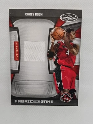 Camiseta deportiva Chris Bosh #131/250 2009-10 certificada usada en el juego Foto 1 de 2