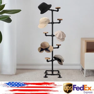 Perchas para sombreros soporte decorativo para tuberías con ganchos para colgar sombreros o pelucas NUEVO - Imagen 1 de 22