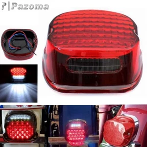 Red LED Tail Brake Taillight License Plate Lamp For Harley Sportster XL 883 1200 - Picture 1 of 8