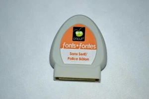 Cricut Font Cartridge - Sans Serif Police Baton - Rare Retired - Picture 1 of 1