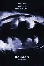 Batman Returns (1992) Style-H Tim Burton Michael Keaton Movie Poster 27x40" NEW