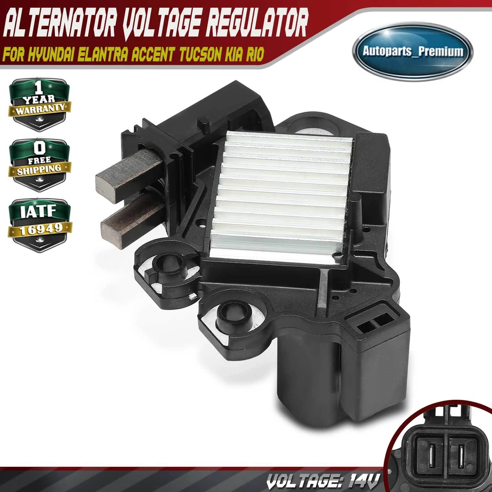 Alternator Voltage Regulator for Hyundai Elantra Accent Tucson Kia Rio Spectra - Image 1 of 4