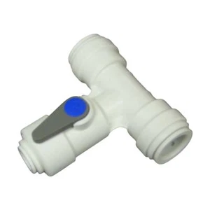 JG Angle Stop Valve 15mm x 15mm x 3/8" PF Reverse Osmosis Water Tube Adaptor - Picture 1 of 2