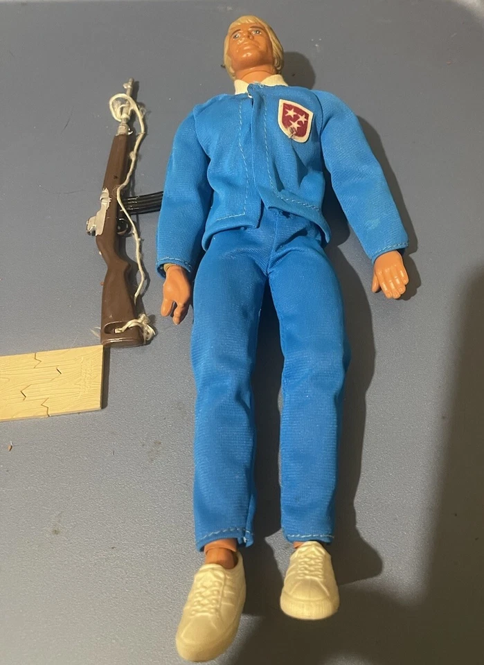 Синий спортивный костюм Big Jim Mattel Jeff Josh для тренажерного зала олимпийских видов спорта Jack Wolfpack УПАКОВКА - Изображение 1 из 4