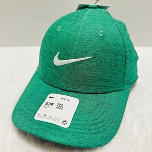 Nike Dri-Fit Training Club Cap Hat Adjustable Strap Green S/M Tennis Golf Sports - Picture 1 of 6