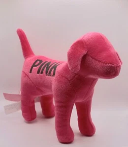 Victoria's Secret vs Perro AMOR ROSA Mini Peluche Terciopelo Terciopelo Cachorro Rosa - Imagen 1 de 8