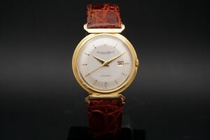Stunning IWC Cal. 8521 35mm 18k Yellow Gold Vintage Men's Automatic Wristwatch