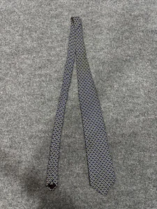 Vintage Kuppenheimer tie red blue Argyle Silk Foulard Tie Handmade in Italy KT1 - Picture 1 of 5