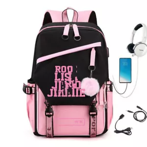 Kpop BLACKPINK Mochila Escolar Bolso de Hombro USB Genial Para hombres Mujeres Bolso Regalo - Imagen 1 de 68