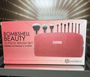 BH Cosmetics - Juego de brochas de maquillaje facial y ojos Bombshell Beauty de 10 piezas - Nuevo en caja - Imagen 1 de 3