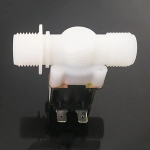Electroválvula eléctrica de plástico G1/2" magnética agua normalmente cerrada DC12V-AC220V - Imagen 1 de 8