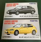 TOMYTEC Tomica Limited Vintage Neo LV-N158 N165 Honda Civic Type R Set of 2