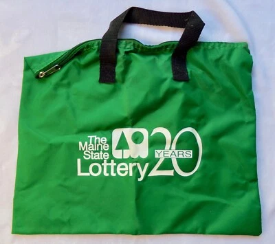 Bolso de lotería del estado de Maine 1994 con cremallera. Nuevo de Lote Antiguo sin usar. Nuevo. Foto 1 de 3
