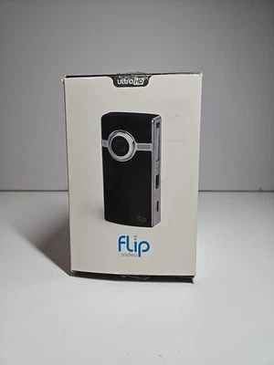Flip Video Ultra HD 8 GB Memory 120 Minutes, Black And Chrome - Image 1 of 4