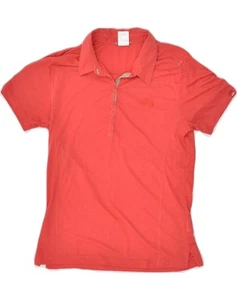 THE NORTH FACE Womens Polo Shirt UK 14 Large Red Polyester AP06 - Picture 1 of 3