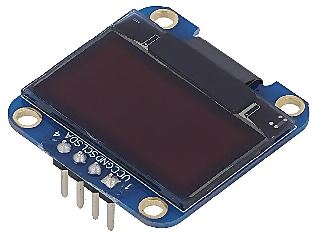 DEP 128064F1-Y Écran : OLED Graphique 1" 128x64 Dim : 27,3x27,3x2,37mm Jaune ... - Photo 1/1