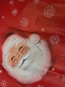 Vintage Norcross 60er Jahre Geschenkpapier Weihnachtsmann Urlaub mcm Posten Papier - Bild 1 von 10