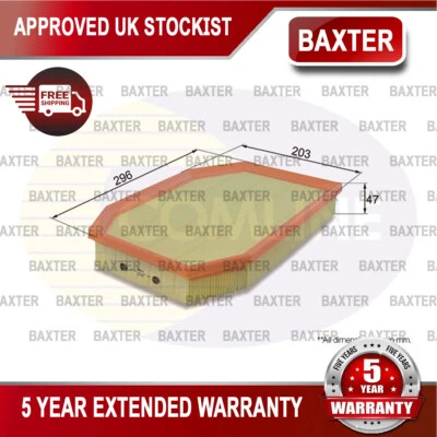 Fits BMW 5 Series 2009-2013 2.5 2.8 3.0 Baxter Air Filter #2 13717590597 - image 1 of 2