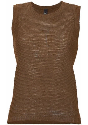 B.C. Damen Strickpullunder Pullunder Strick Top ärmellos Pullover braun 059212 - Bild 1 von 2