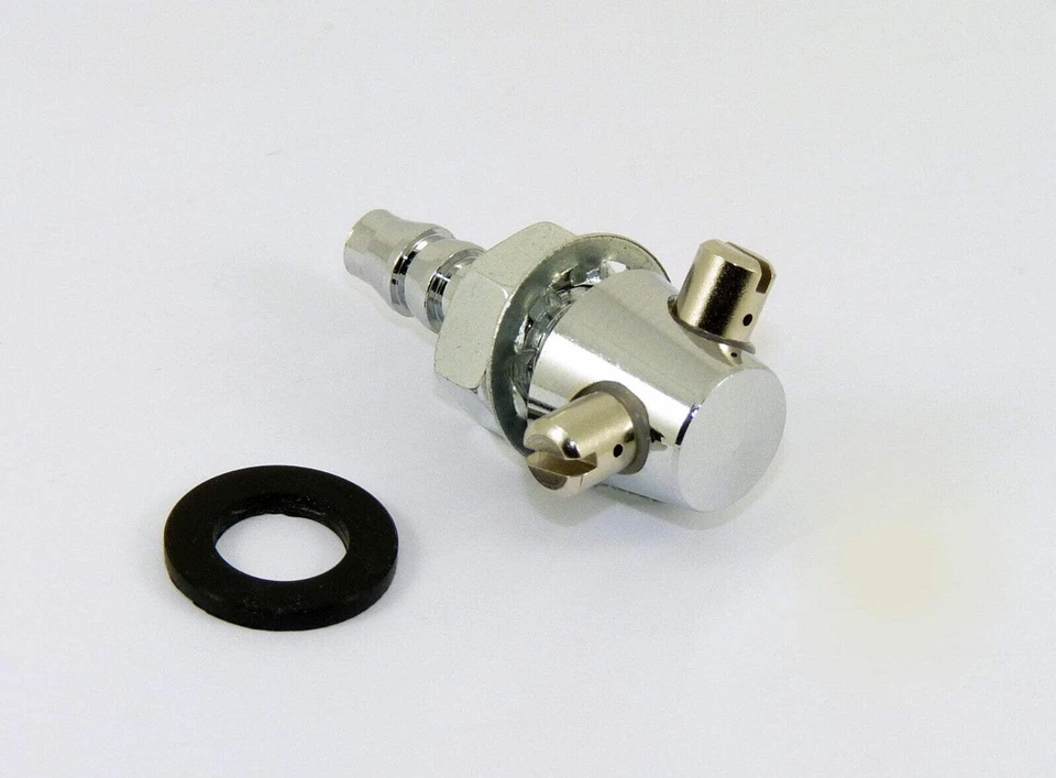 Classic Car Chrome Double Windscreen Washer Jet, Lucas Type WSB129 - Image 1 of 1