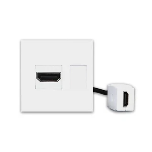 LIVOLO HDMI Anschluss flexiblen Kabel Kupplung Adapter Buchse UP einbau Keystone - Bild 1 von 4