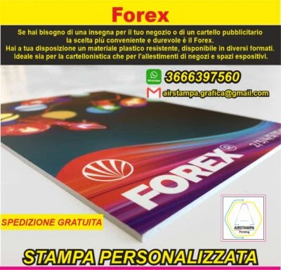 Pannello Lastra Forex pvc bianco 3 mm  5mm bianco forex STAMPA ALTA QUALITA' - Immagine 1 di 3