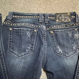 Miss Me Signature Boot Cut 27 Stretch Embellished - Picture 1 of 8