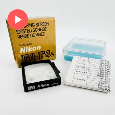 [Sin usar en caja] Micro transmisión Nikon de pantalla de enfoque tipo G1 para F4 F4s JPN Foto 1 de 4