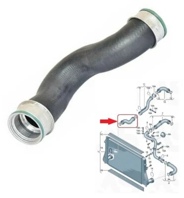 Intercooler Turbo Hose For Audi A3 TT Seat Altea Leon Skoda Octavia 1K0145832B - Изображение 1 из 4