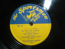 Sportsmen Quartet U.C.L.A. Songs (see pics) *Sportsmen 101 10" 78 rpm