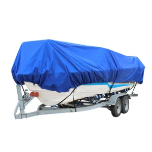 Heavy Duty Waterproof Boat Cover For Pontoon / V-Hull Fishing 95" New - Picture 1 of 12