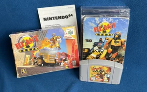 Blast Corps (Nintendo 64, 1997) N64 caja protector manual en caja completo - Imagen 1 de 12