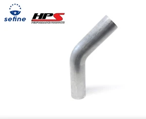 HPS 1-3/8" OD 45 Deg Bend 6061 Aluminum Elbow Pipe Tubing 16 Gauge w/ 2.5" CLR - Picture 1 of 6
