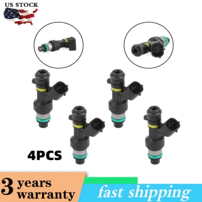4 peças injetor de combustível 16600EN200 compatível com Nissan Cube Versa Sentra NV200 2007-2013 - Imagem 1 de 4