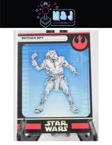 Star Wars Miniatures 2004 Bothan Spy #7 01/60 tarjeta de estadísticas solamente (vendedor fuera) - Imagen 1 de 2