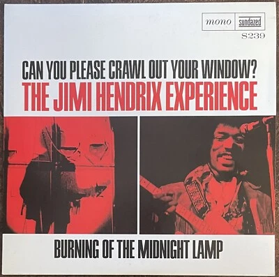 JIMI HENDRIX 'Burning Midnight Lamp / Crawl 7" NEW noel redding mitch mitchell  - Image 1 of 2