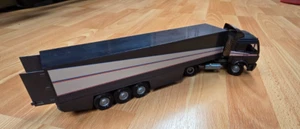 Mercedes Sattelzug & Anhänger Modell 1 :43 Nr. 313 - schwarz und silber - Bild 1 von 12