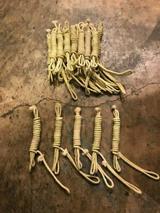 NOS US ARMY / USMC ORIGINAL Shelter Half Pup Tent Cotton Rope - Picture 1 of 2