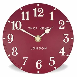 Thomas Kent 30cm Mulberry Arabic Wall Clock - Red - Picture 1 of 3